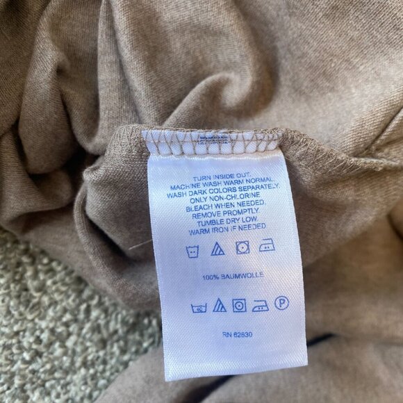 Lands' End Supima‎ Cotton Basic Turtle Neck Long Sleeve Pullover Sweater Size L - Picture 8 of 9